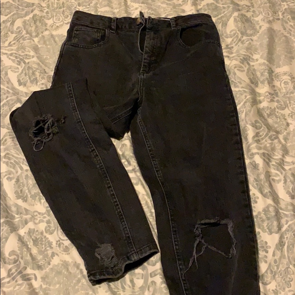 ASOS faves black boyfriend jeans